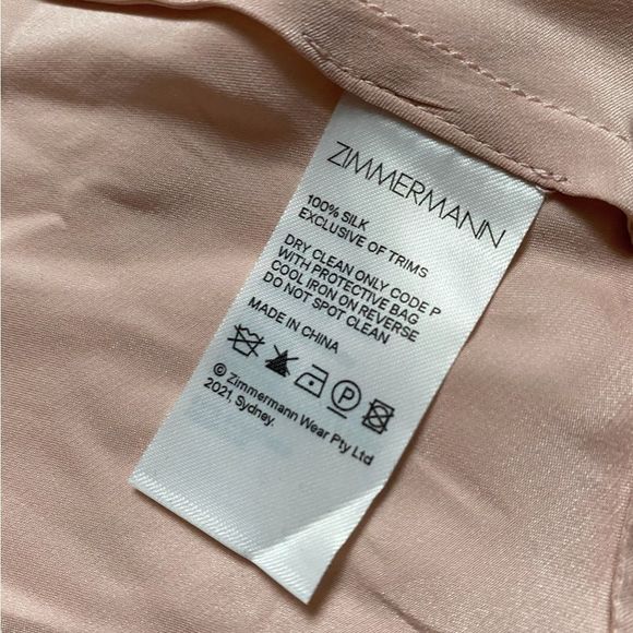 Zimmermann Silk Wrap Midi-Dress size 1/us size 4-6 - Picture 13 of 13